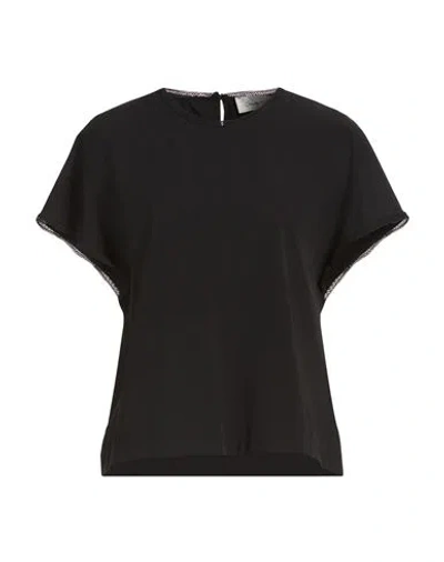 Souvenir Woman Top Black Size Onesize Polyamide, Elastane In Multi