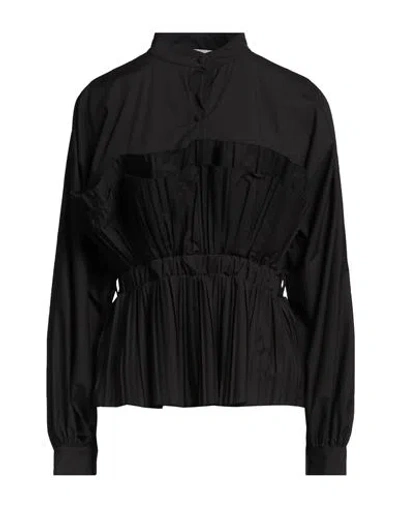 Souvenir Woman Top Black Size S Polyester, Cotton