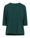 Souvenir Woman Top Dark Green Size S Polyester, Elastane In Green