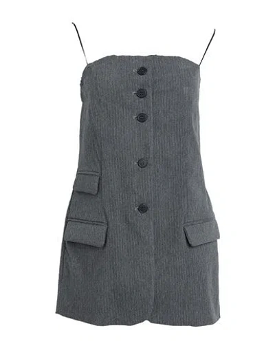 Souvenir Woman Top Grey Size S Viscose, Polyester, Elastane