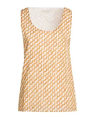 Souvenir Woman Top Marigold Size S Cotton In Yellow