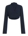 Souvenir Woman Top Black Size M Polyester, Viscose, Elastic Fibres In Black