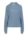 Souvenir Woman Turtleneck Light Blue Size Onesize Acrylic, Mohair Wool, Polyamide