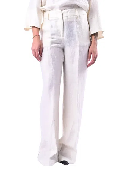 Souvenir Women's Trousers  Leg Wide In White