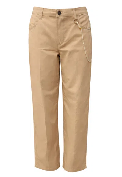 Souvenir Women's Trousers  With Rope In Beige