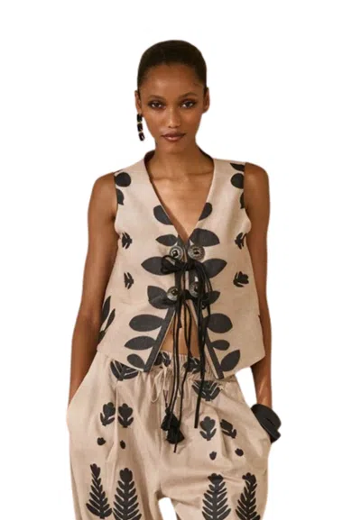 Souvenir Women's Vest  Closure With Lace In Multicolor