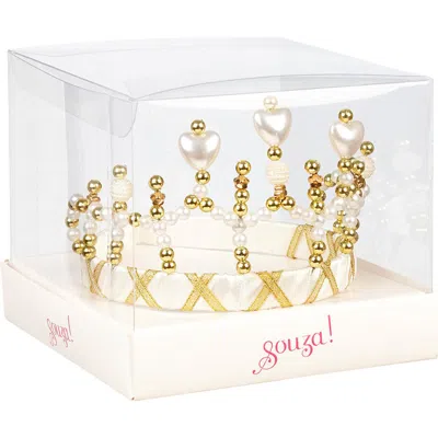 Souza Kids'  Josephine Crown In Gold