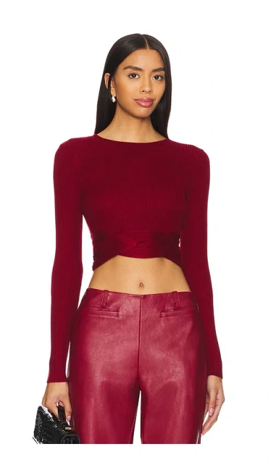 Sovere / Crop-top In Burgundy