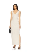Sovere / Bella Midi Dress In Neutral