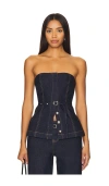 Sovere / Dusk Denim Bodice In Blue