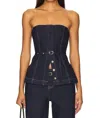 Sovere / Dusk Denim Bodice In Blue