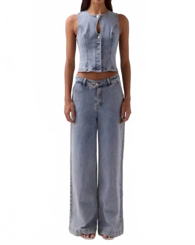 Sovere / Etch Denim Top In Blue