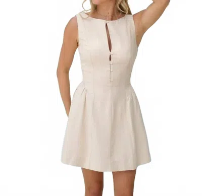 Sovere / Eve Mini Dress In Cream In Neutral