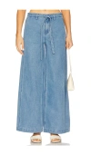 Sovere / Everleigh Wide Leg Pant In 靛蓝