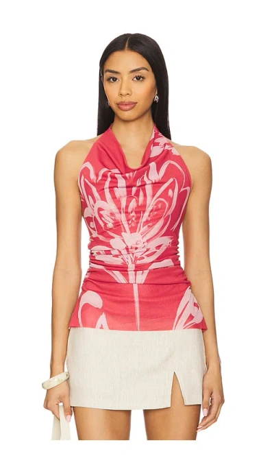 Sovere / Flora Mesh Halter In Red
