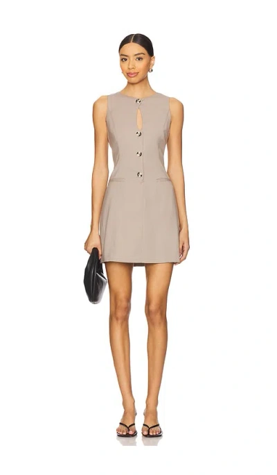 Sovere / Iona Mini Dress In 灰褐色