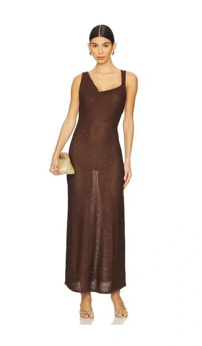Sovere / Maxikleid In Brown