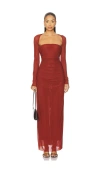 Sovere / Myriad Bolero Dress In Brown