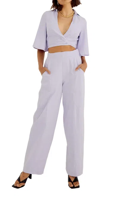 Sovere / Outline Pant In Pale Peri In Purple