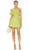 Sovere / Promise Reversible Mini Dress In Apple