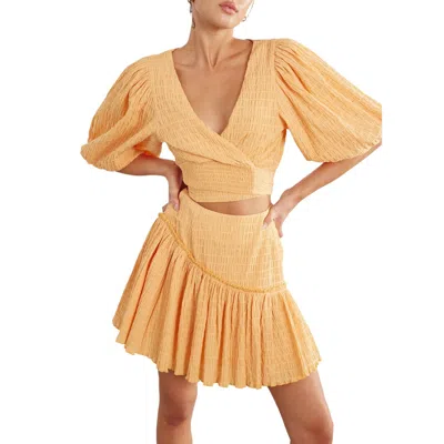 Sovere / Reason Skirt In Golden In Yellow