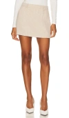 Sovere / Rebellion Mini Skirt In Prailine Cream