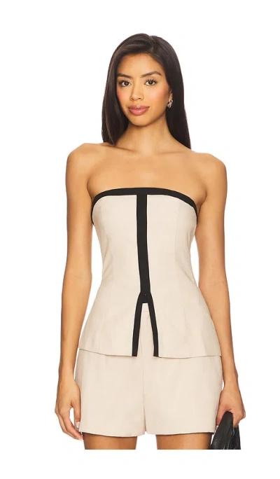 Sovere / Refine Bodice Top In Neutral
