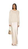 Sovere / Rhyme Combo Slip Knit Dress In Metallic Neutral