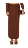 Sovere / Sanna Knit Skirt In Coffee