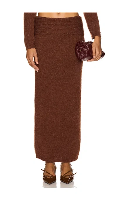 Sovere / Sanna Knit Skirt In Coffee
