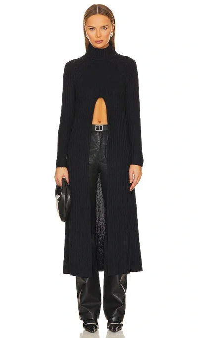 Sovere / Souvenir Knit Maxi Sweater In Black