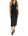 Sovere / Studio Tamsyn Midi Dress In Black In Black