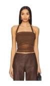 Sovere / Thea Mesh Top In Brown