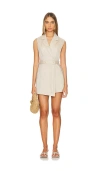 Sovere / Tova Playsuit In 拿铁咖啡