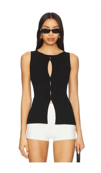 Sovere / Tranquil Knit Top In Black