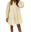 Sovere / Zephere Dress In White In Neutral