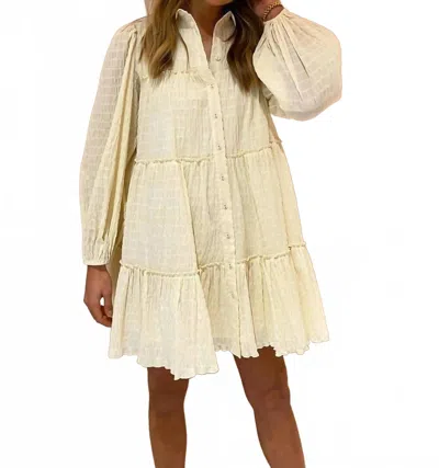 Sovere / Zephere Dress In White In Neutral
