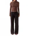 Sovere / Zeya Long Sleeve Top In Mocha In Brown