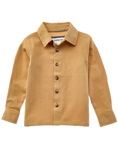 Sovereign Code Kids' Archer Button-down Shirt In Brown
