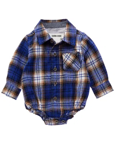 Sovereign Code Arin One-piece Button Down Shirt In Blue