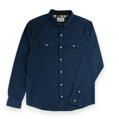 Sovereign Code Arlo Button Down Shirt In Naval Academy