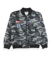 Sovereign Code Big Boys All Over Camo Print Lightweight Bomber Jacket In Multi