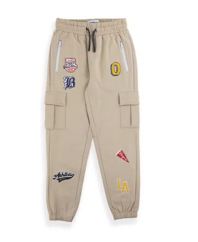 Sovereign Code Kids' Big Boys Graphic Cargo Pants In Brown