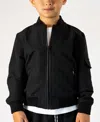 Sovereign Code Big Boys Otto 4-way Stretch Varsity Jacket In Black