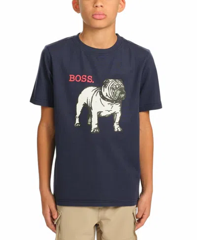 Sovereign Code Kids' Big Boys Short Sleeve T-shirt In Naval Academy