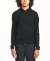 Sovereign Code Little Boys Sweater Knit Pull-over Hoodie In Black