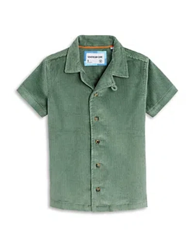 Sovereign Code Boys' Jordan Corduroy Button Up Shirt - Baby In Slate