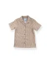 Sovereign Code Boys' Lantern Shirt - Big Kid In Brown