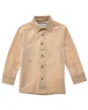 Sovereign Code Brooks Textured Shirt In Beige