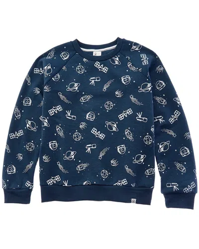 Sovereign Code Bryson Printed Sweatshirt In Blue